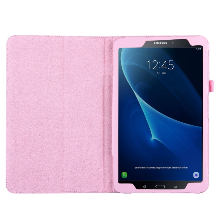For Galaxy Tab A 10.1 / T580 Litchi Texture Magnetic Horizontal Flip Leather Case with Holder & Sleep / Wake-up Function, For Galaxy Tab A 10.1 (2016), Galaxy Tab A 10.1 (2016), For Galaxy Tab A 10.1 (2016) / T580