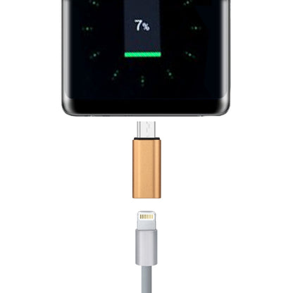 8 Pin Female to USB-C / Type-C Male Metal Shell Adapter