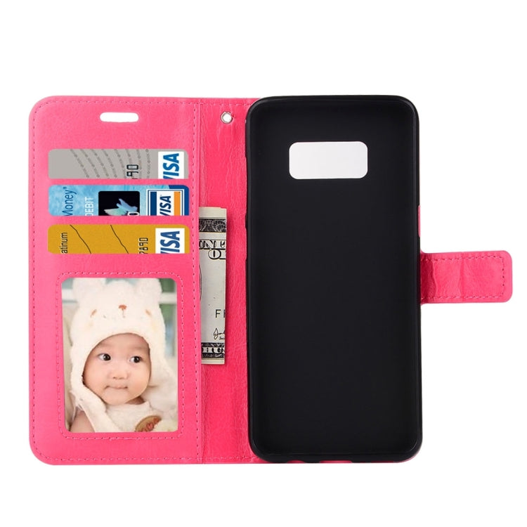 For Galaxy S8 Retro Crazy Horse Texture Horizontal Flip Leather Case with Holder & Card Slots & Wallet & Photo Frame, For Galaxy S8, For Samsung Galaxy S8, Galaxy S8