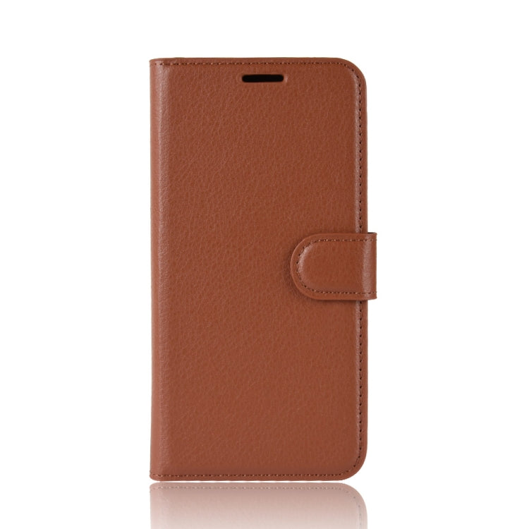 For Galaxy A6+ 2018 Litchi Texture Horizontal Flip Leather Case with Holder & Card Slots & Wallet, For Galaxy A6+ 2018, Galaxy A6+ 2018