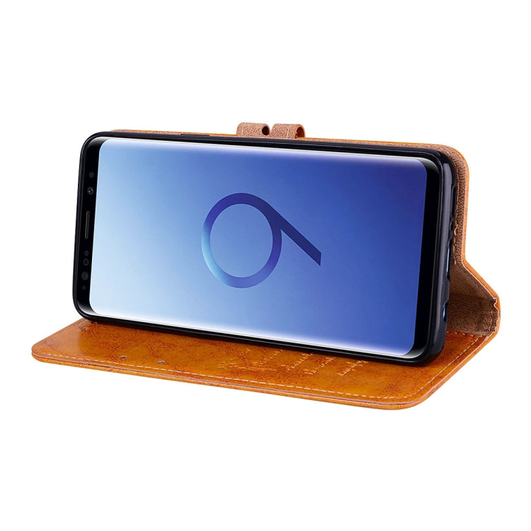 For Galaxy S9 Oil Wax Texture Horizontal Flip Leather Case with Holder & Card Slots & Wallet, For Galaxy S9