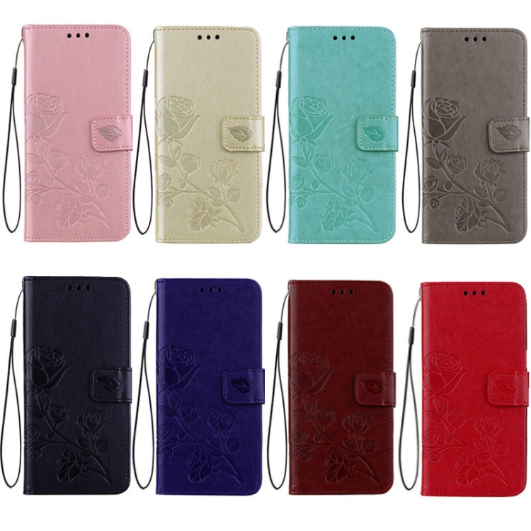 Rose Embossed Horizontal Flip Environmental PU Leather Case with Holder & Card Slots & Wallet for Galaxy S9+, For Samsung Galaxy S9+, For Galaxy S9+