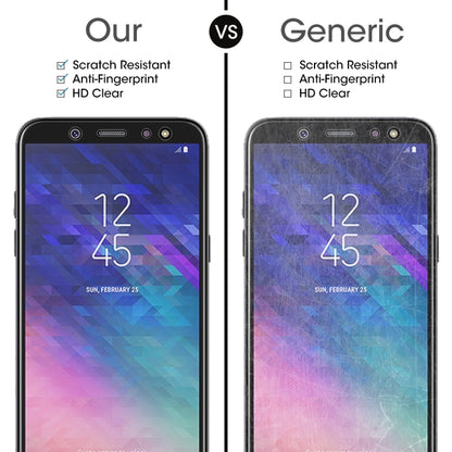 100 PCS 0.26mm 9H 2.5D Tempered Glass Film for Galaxy A6+ (2018), Galaxy A6+ (2018)(100pcs)