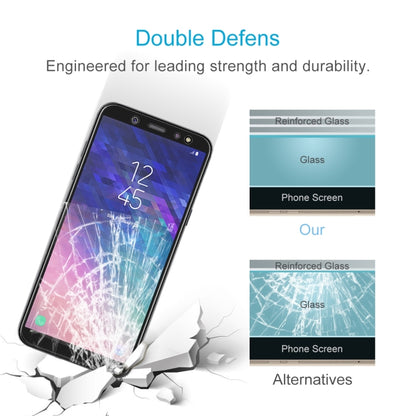 100 PCS 0.26mm 9H 2.5D Tempered Glass Film for Galaxy A6+ (2018), Galaxy A6+ (2018)(100pcs)