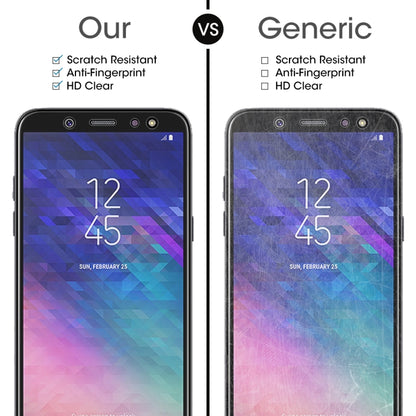 0.26mm 9H 2.5D Tempered Glass Film for Galaxy A6+ (2018), For Galaxy A6+ (2018)(1pc)