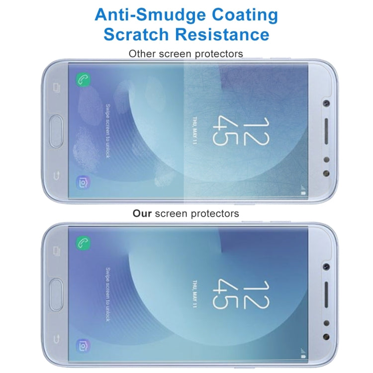 For Galaxy J5 (2017) (EU Version) 0.26mm 9H Surface Hardness 2.5D Explosion-proof Non-full Screen Tempered Glass Screen Film, For Galaxy J5 (2017) (EU Version)