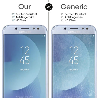 50 PCS For Galaxy J5 (2017) (EU Version) 0.26mm 9H Surface Hardness 2.5D Explosion-proof Non-full Screen Tempered Glass Screen Film, For Galaxy J5 (2017) (EU Version) (50 PCS)