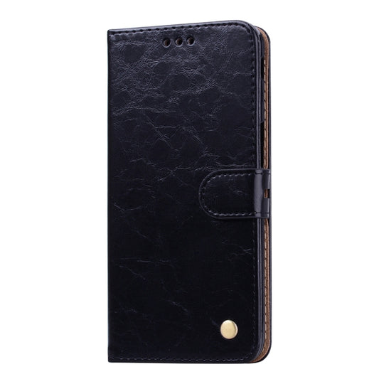 Business Style Oil Wax Texture Horizontal Flip Leather Case for Galaxy J6+, with Holder & Card Slots & Wallet, For Galaxy J6+