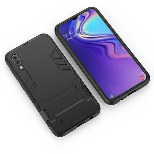 Shockproof PC + TPU Case for Galaxy M10, with Holder, Galaxy M10, For Samsung Galaxy M10