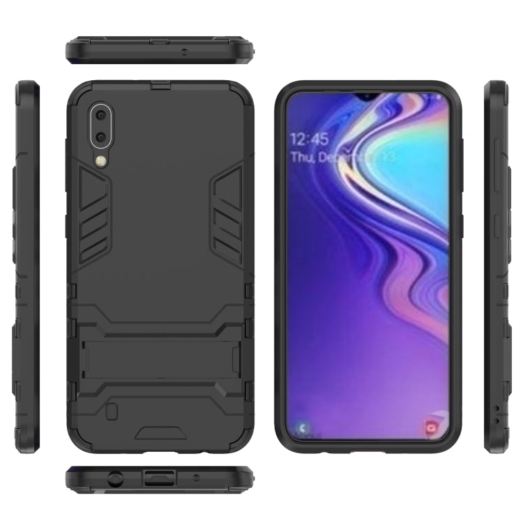 Shockproof PC + TPU Case for Galaxy M10, with Holder, Galaxy M10, For Samsung Galaxy M10