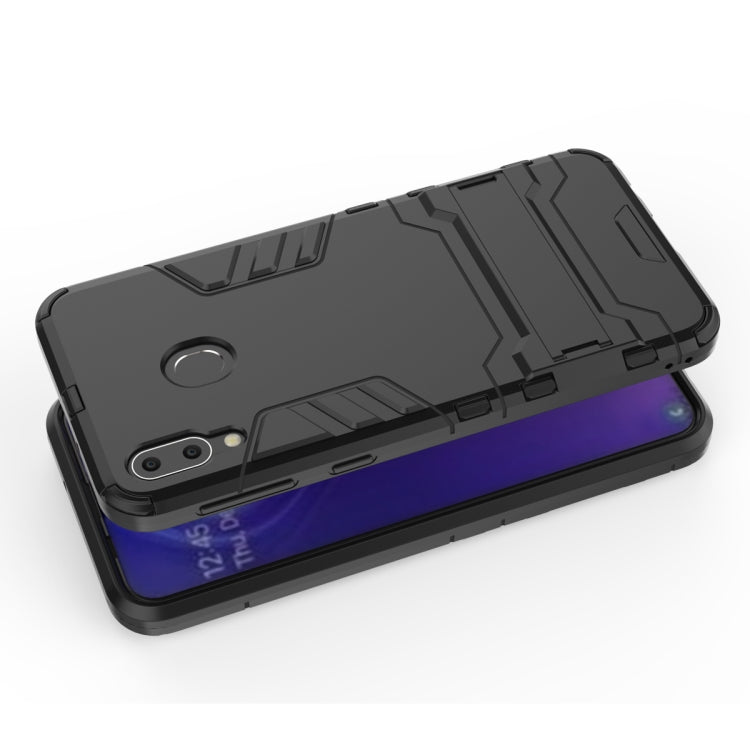 Shockproof PC + TPU Case for Galaxy M20, with Holder, Galaxy M20, For Samsung Galaxy M20