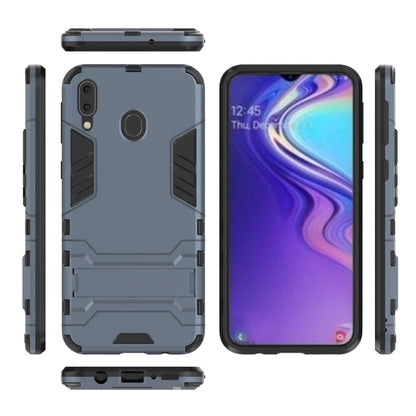 Shockproof PC + TPU Case for Galaxy M20, with Holder, Galaxy M20, For Samsung Galaxy M20