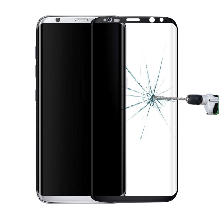 For Galaxy S8 / G9500 0.3mm 9H Surface Hardness 3D Curved Surface Silk-screen Full Screen Tempered Glass Screen Protector, For Galaxy S8 0.3mm, For Galaxy S8 / G9500, For Galaxy S8
