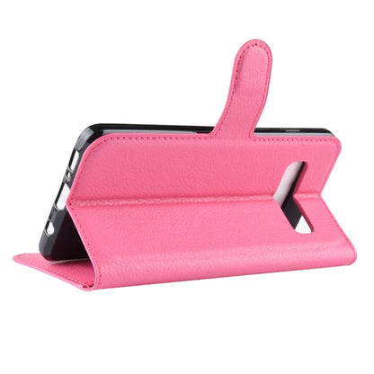 Litchi Texture Horizontal Flip Leather Case for Galaxy S10 6.1, with Wallet & Holder & Card Slots, Galaxy S10, For Galaxy S10