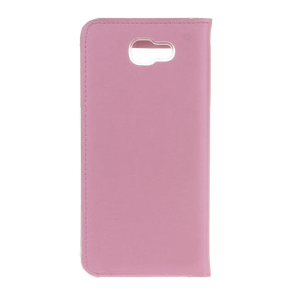 For Galaxy J5 (2017) (US Version) Litchi Texture Horizontal Flip Leather Case with Call Display ID
