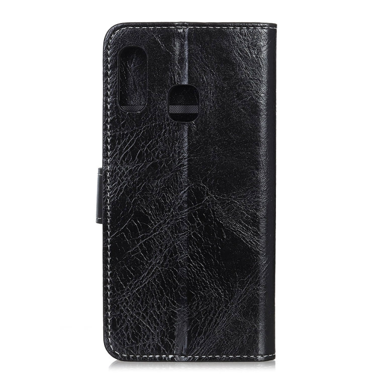 Retro Crazy Horse Texture Horizontal Flip Leather Case for Galaxy A20e, with Holder & Card Slots & Wallet & Photo Frame, For Galaxy A20e, For Samsung Galaxy A20e, Galaxy A20e