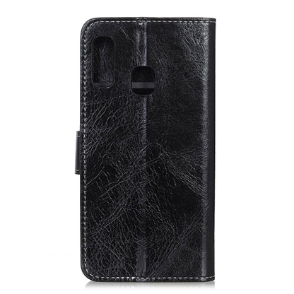Retro Crazy Horse Texture Horizontal Flip Leather Case for Galaxy A20e, with Holder & Card Slots & Wallet & Photo Frame, For Galaxy A20e, For Samsung Galaxy A20e, Galaxy A20e