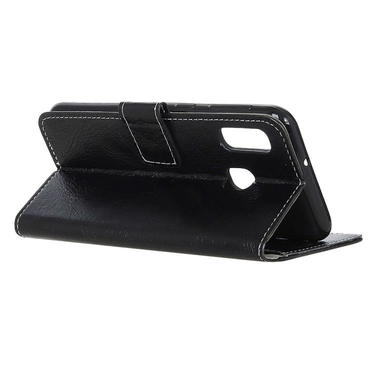 Retro Crazy Horse Texture Horizontal Flip Leather Case for Galaxy A20e, with Holder & Card Slots & Wallet & Photo Frame, For Galaxy A20e, For Samsung Galaxy A20e, Galaxy A20e