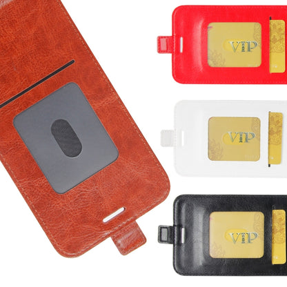R64 Texture Vertical Flip Leather Case for Galaxy A20e , with Card Slots & Photo Frame, For Galaxy A20e
