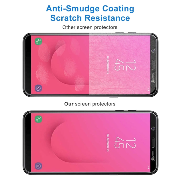 100 PCS 0.26mm 9H 2.5D Tempered Glass Film for Galaxy J8 (2018), Galaxy J8 (2018) (100 PCS)