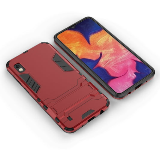 Shockproof PC + TPU Case for Galaxy A10, with Holder