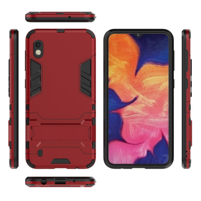 Shockproof PC + TPU Case for Galaxy A10, with Holder