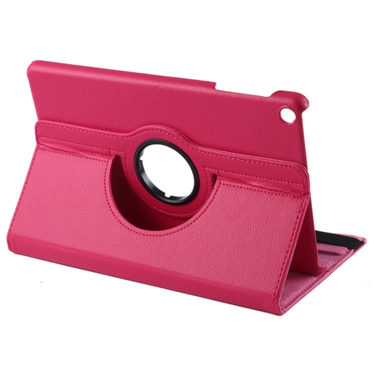 Litchi Texture Horizontal Flip 360 Degrees Rotation Leather Case for Galaxy Tab A 10.1 (2019) T510 / T515, with Holder, For Galaxy Tab A 10.1 (2019) T510 / T515