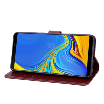 Rose Embossed Horizontal Flip PU Leather Case for Samsung Galaxy A9 (2018) , with Holder & Card Slots & Wallet, For Samsung Galaxy A9 (2018)