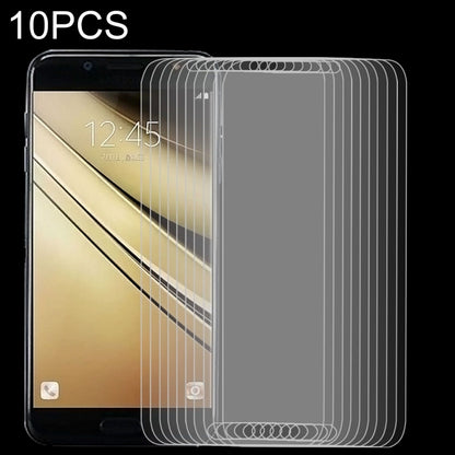 10 PCS 9H 2.5D Tempered Glass Film for Galaxy C7 (2017), For Galaxy C7 2017 (10pcs)