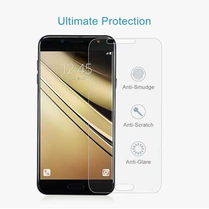 10 PCS 9H 2.5D Tempered Glass Film for Galaxy C7 (2017), For Galaxy C7 2017 (10pcs)