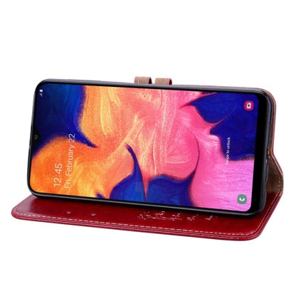 Business Style Oil Wax Texture Horizontal Flip Leather Case for Galaxy A10, with Holder & Card Slots & Wallet, For Galaxy A10