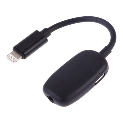 8 Pin to 8 Pin Charging Interface + 8 Pin Earphone Interface + 3.5mm Audio Interface Earphone Adapter, Black, Pink, Gold, Red, Silver
