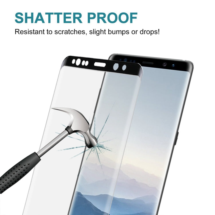 For Galaxy Note 8 0.3mm 9H Surface Hardness 3D Explosion-proof Full Screen Tempered Glass Film, For Galaxy Note 8 0.3mm