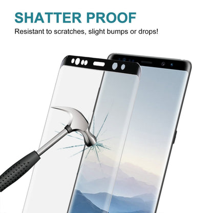 For Galaxy Note 8 0.3mm 9H Surface Hardness 3D Explosion-proof Full Screen Tempered Glass Film, For Galaxy Note 8 0.3mm