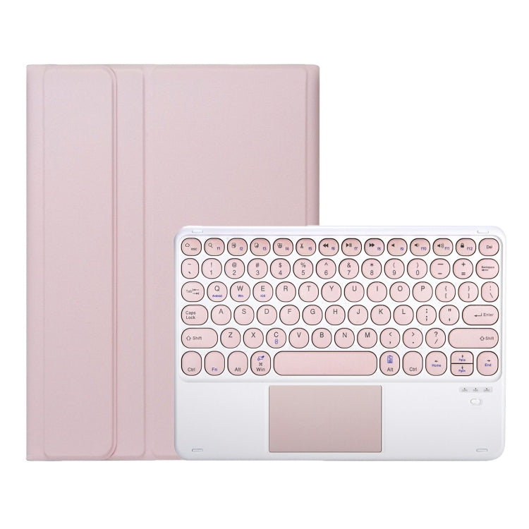 For iPad 11 2025 / 10th Gen 10.9 2022 YA10B-A Lambskin Texture Bluetooth Touch Keyboard Leather Tablet Case with Pen Slot, YA10B-A