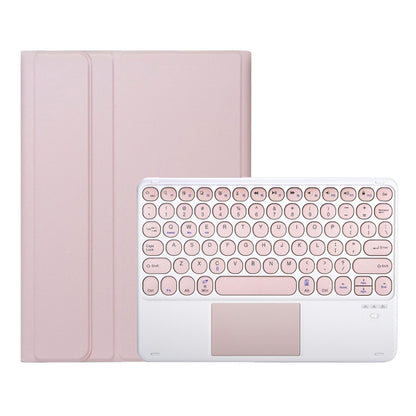 For iPad 11 2025 / 10th Gen 10.9 2022 YA10B-A Lambskin Texture Bluetooth Touch Keyboard Leather Tablet Case with Pen Slot, YA10B-A