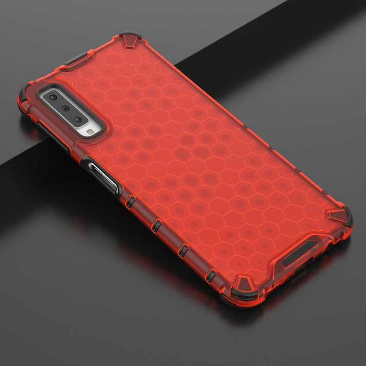 Shockproof Honeycomb PC + TPU Case for Galaxy A7 (2018), For Galaxy A7 (2018)