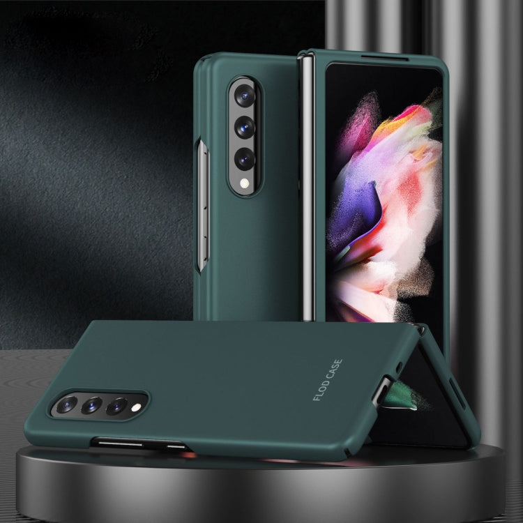 For Samsung Galaxy Z Fold3 5G Skin Feel Frosted Electroplating Foldable PC Protective Case, For Samsung Galaxy Z Fold3 5G