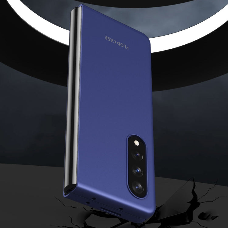 For Samsung Galaxy Z Fold3 5G Skin Feel Frosted Electroplating Foldable PC Protective Case, For Samsung Galaxy Z Fold3 5G