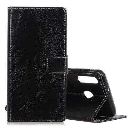 Retro Crazy Horse Texture Horizontal Flip Leather Case for Galaxy M30/A40S, with Holder & Card Slots & Photo Frame, For Samsung Galaxy M30/A40S