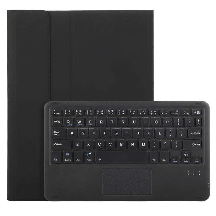 For iPad 11 2025 / 10th Gen 10.9 2022 A10B-A Lambskin Texture Bluetooth Touch Keyboard Leather Tablet Case with Pen Slot, A10B-A