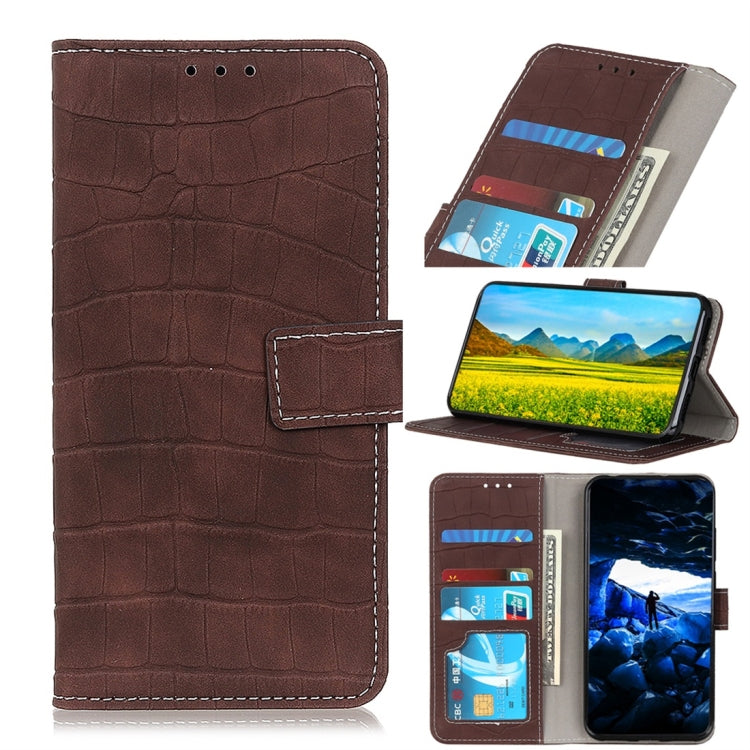 Crocodile Texture Horizontal Flip Leather Case for Galaxy A40, with Holder & Wallet & Card Slots & Photo Frame, For Galaxy A40