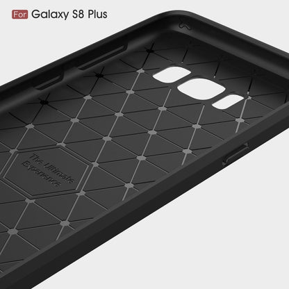 For Galaxy S8 + / G9550 Brushed Carbon Fiber Texture Shockproof TPU Protective Cover Case, For Galaxy S8 + / G9550, For Samsung Galaxy S8 + / G9550