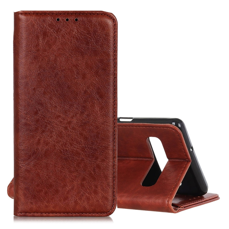 Magnetic Retro Crazy Horse Texture Horizontal Flip Leather Case for Galaxy S10 5G, with Holder & Card Slots & Photo Frame, For Galaxy S10 5G