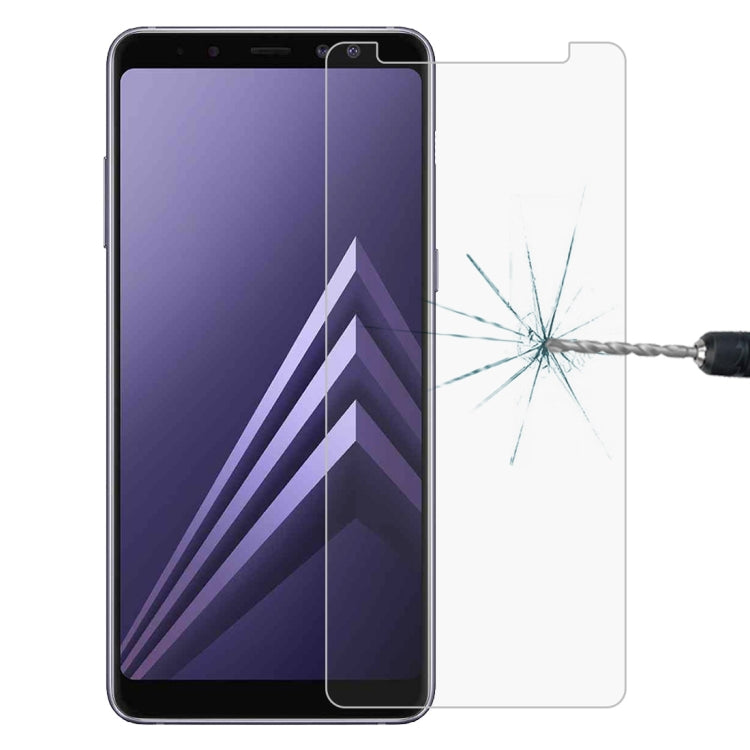 For Galaxy A8 (2018) 0.26mm 9H Surface Hardness 2.5D Curved Edge Tempered Glass Screen Protector, For Galaxy A8 (2018)