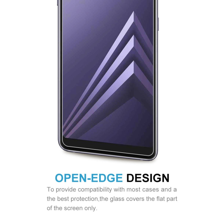 For Galaxy A8 (2018) 0.26mm 9H Surface Hardness 2.5D Curved Edge Tempered Glass Screen Protector, For Galaxy A8 (2018)