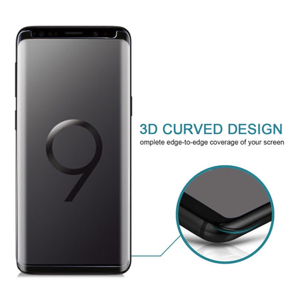 For Galaxy S9 9H Surface Hardness 3D Curved Edge Anti-scratch Non-full Screen HD Tempered Glass Screen Protector, For Galaxy S9, Galaxy S9 3D