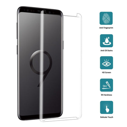 For Galaxy S9+ 9H Surface Hardness 3D Curved Edge Anti-scratch Non-full Screen HD Tempered Glass Screen Protector, Galaxy S9+ 3D, For Galaxy S9+ 3D