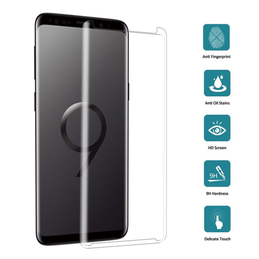 For Galaxy S9+ 9H Surface Hardness 3D Curved Edge Anti-scratch Non-full Screen HD Tempered Glass Screen Protector, Galaxy S9+ 3D, For Galaxy S9+ 3D