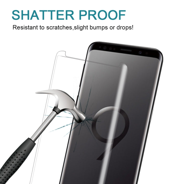 For Galaxy S9+ 9H Surface Hardness 3D Curved Edge Anti-scratch Non-full Screen HD Tempered Glass Screen Protector, Galaxy S9+ 3D, For Galaxy S9+ 3D